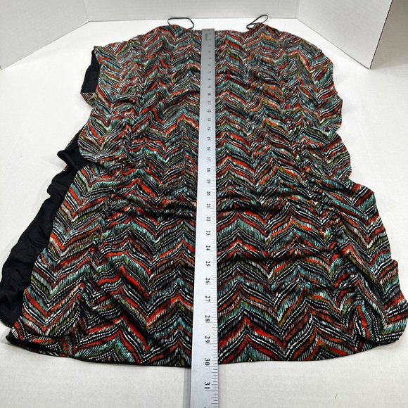 Michael Michael Kors Women's Small Petite Short Sleeve Top Multicolor Preowned - Picture 11 of 11